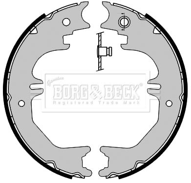 BORG & BECK Jarrukenkäsarja, seisontajarru BBS6486